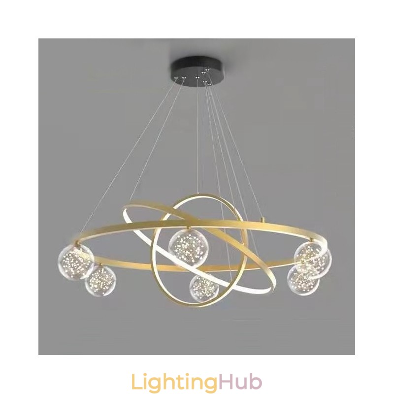 Nordic Modern Gold Circle Pendant Light