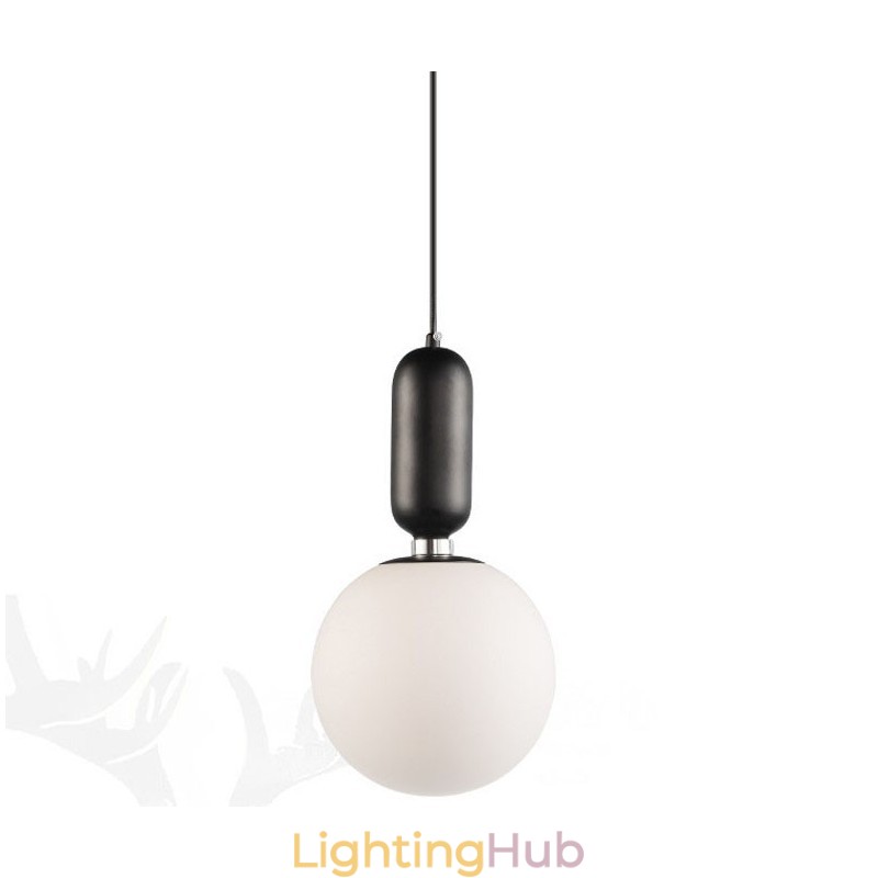 Modern Contemporary Pendant Light with Glass Shade
