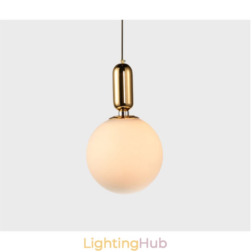Modern Contemporary Pendant Light with Glass Shade