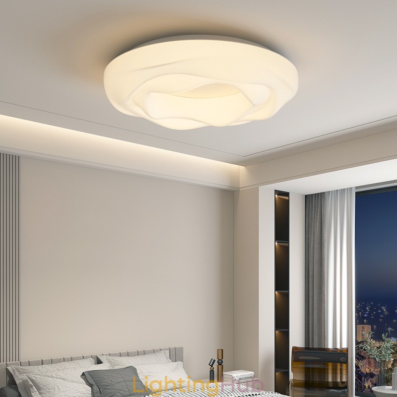 Dimmable Round Modern Flush Mount Ceiling Light Indoor Lighting Fixture