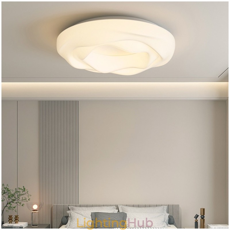 Dimmable Round Modern Flush Mount Ceiling Light Indoor Lighting Fixture