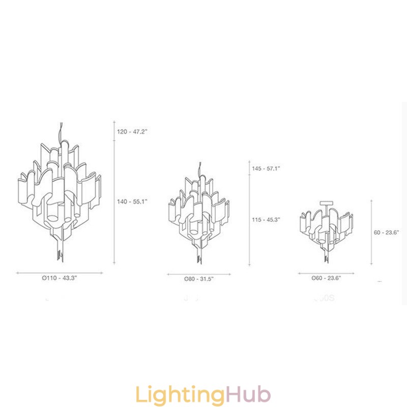 Tassels Extra Large Size Chandelier Designer Ceiling Pendant Light