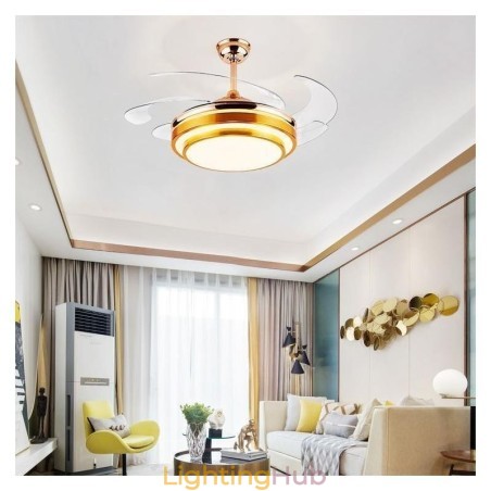 Modern Ceiling Fan Lamp ABS Fan Blade Acrylic Lighting Modern Ceiling Fan Lamp ABS Fan Blade Acrylic Lighting