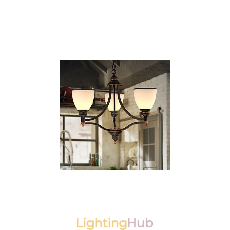 Retro Minimalist Ceiling Lamps European Style Glass Ceiling Lamps Lamp