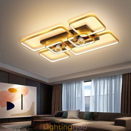 Ceiling Fan with Lights Decor Ventilator Acrylic Lamp Ceiling Fan with Lights Decor Ventilator Acrylic Lamp
