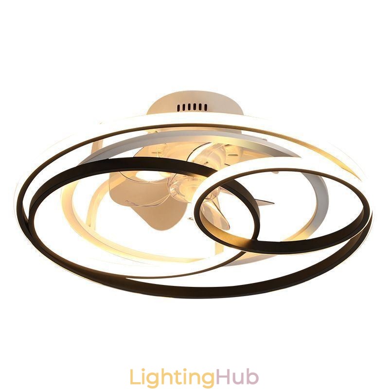 Modern Ceiling Lights Circle Rings Designer Ceiling Fan