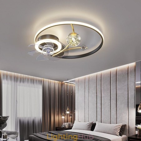 Ceiling Fan with Lights Decor Ventilator Lamp Acrylic Ceiling Fan with Lights Decor Ventilator Lamp Acrylic