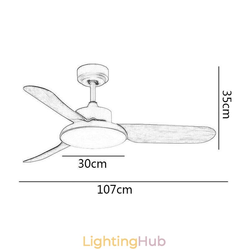Inverter Fan Lamp Modern Minimalist Ceiling Fan Lamp