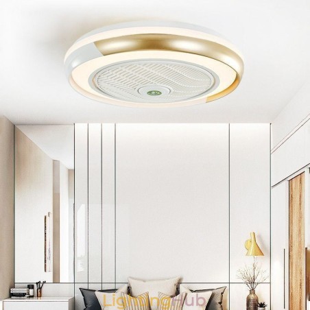 Modern Ceiling Fan Lights Acrylic Round Ceiling Lamp With Remote Control Modern Ceiling Fan Lights Acrylic Round Ceiling Lamp With Remote Control