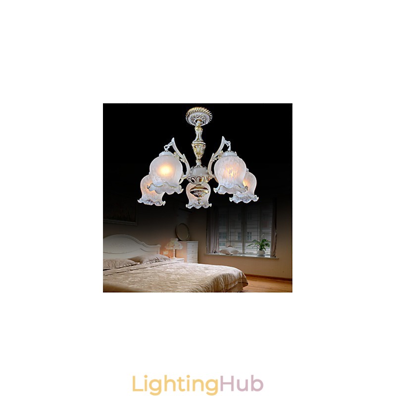 Chandelier Traditional Classic Vintage Retro Metal