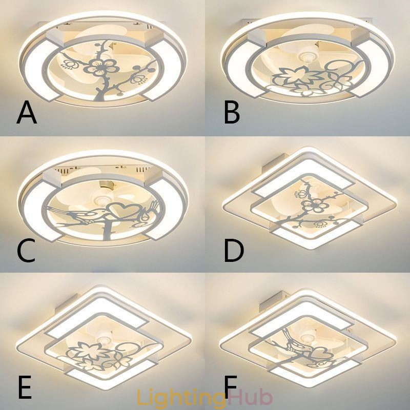 European Style Ceiling Fans With Light