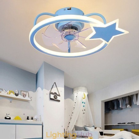 Cartoon Ceiling Fan Light Creative Ceiling Lamp Kid's Cartoon Ceiling Fan Light Creative Ceiling Lamp Kid's