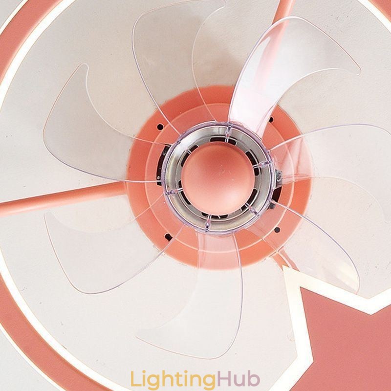 Cartoon Ceiling Fan Light Creative Ceiling Lamp Kid's