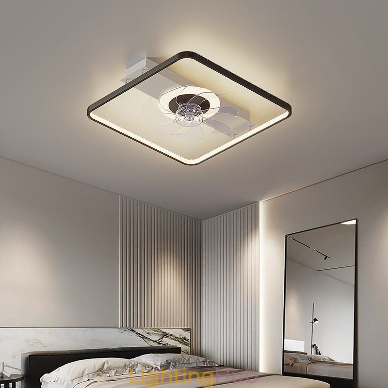 Modern Ceiling Fan With Lights Remote Control Ventilador Lamp