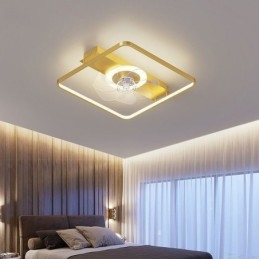 Modern Ceiling Fan With Lights Remote Control Ventilador Lamp