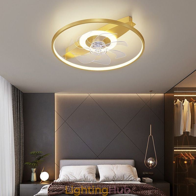 Modern Ceiling Fan With Lights Remote Control Ventilador Lamp