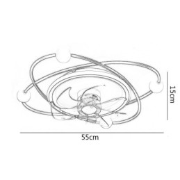 Modern Ceiling Fans Indoor Lighting Dining