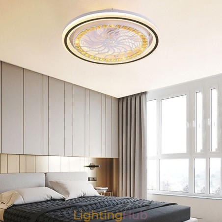 Intelligent Ceiling Fan With Light Stepless Dimming Decoration Intelligent Ceiling Fan With Light Stepless Dimming Decoration