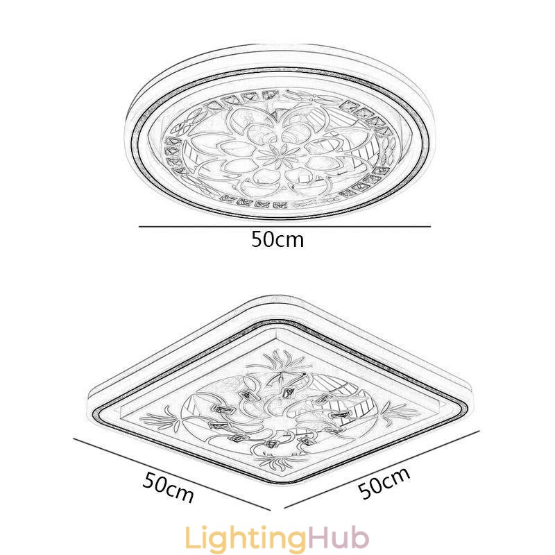 Intelligent Ceiling Fan With Light Stepless Dimming Decoration