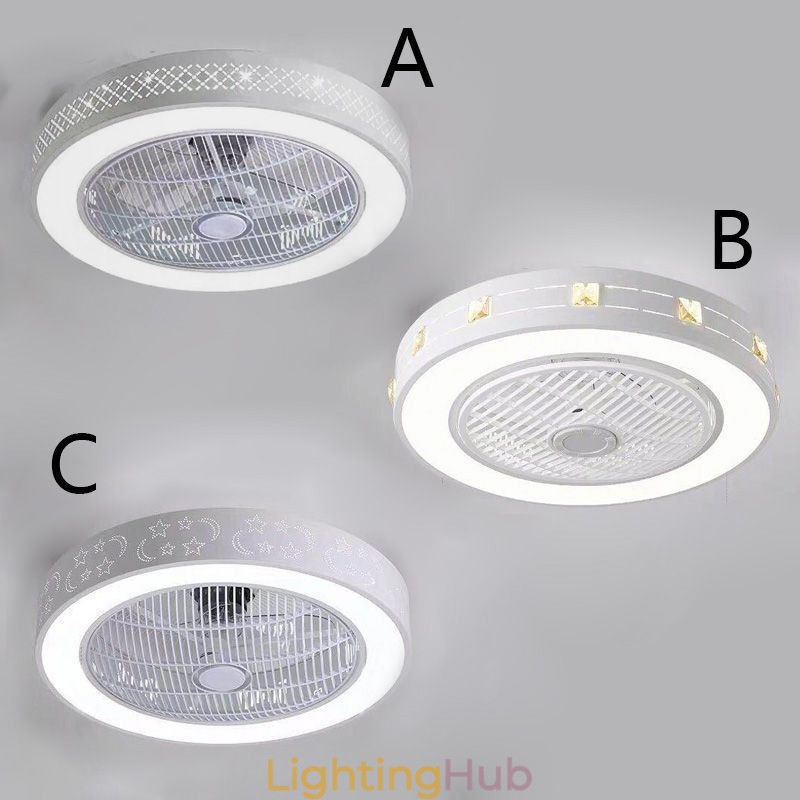 Ultra thin Ceiling Fan Light Invisible Ceiling Fan With Light