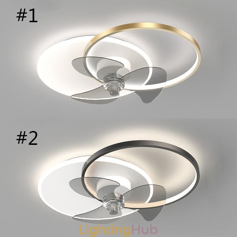 Ceiling Fan Lamp Modern Art Deco Lighting Fixtures