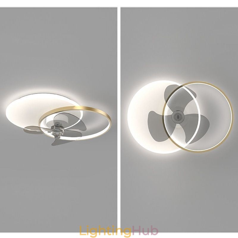 Ceiling Fan Lamp Modern Art Deco Lighting Fixtures