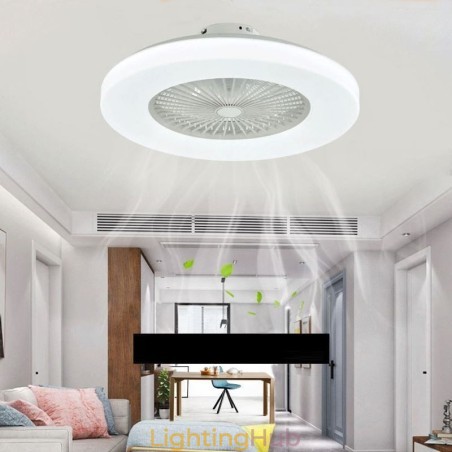 Fan Ceiling Light Trichromatic Dimming 3 Speed Remote Control Fan Ceiling Light Trichromatic Dimming 3 Speed Remote Control