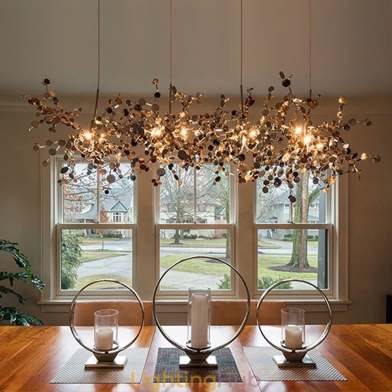 Modern Minimalist Chandelier Stainless Steel
