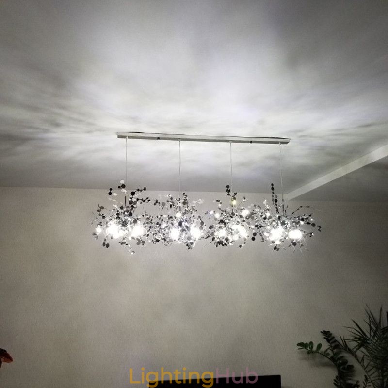 Modern Minimalist Chandelier Stainless Steel