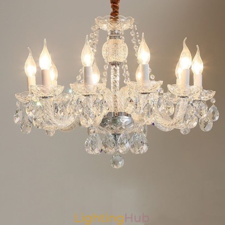 Transparent Crystal Chandelier European Luxury Decrative Ceiling Light Transparent Crystal Chandelier European Luxury Decrative Ceiling Light