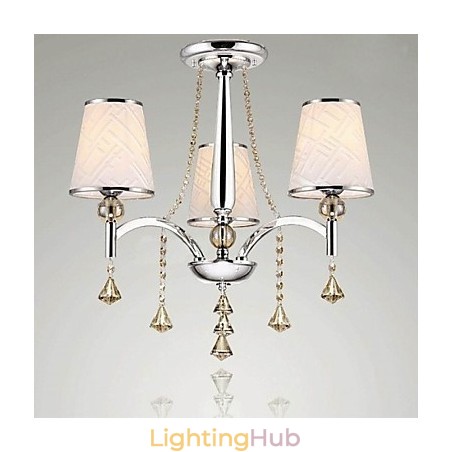 Modern Contemporary Crystal Chrome Metal Chandelier Modern Contemporary Crystal Chrome Metal Chandelier