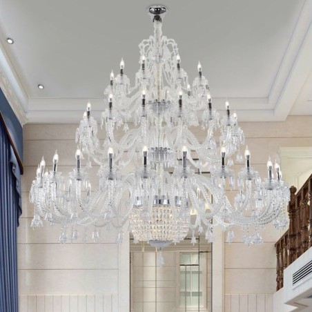 European Crystal Chandelier Decoration Ceiling Light With 50 Lights European Crystal Chandelier Decoration Ceiling Light With 50 Lights