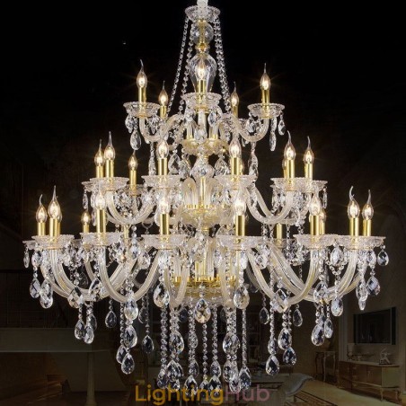 Luxury Crystal Chandelier Decoration Ceiling Light With 32 Lights Luxury Crystal Chandelier Decoration Ceiling Light With 32 Lights