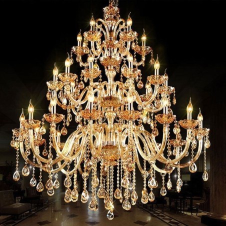 European Crystal Chandelier Luxury Ceiling Light With 30 Lights European Crystal Chandelier Luxury Ceiling Light With 30 Lights
