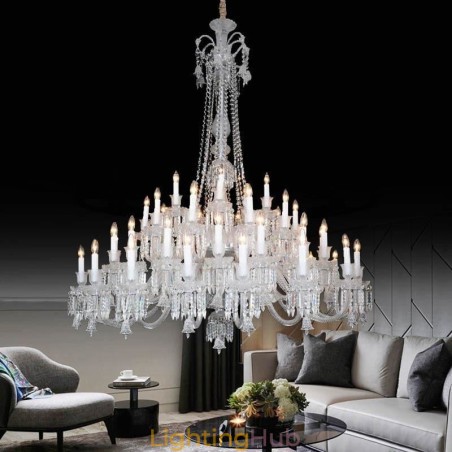 European Crystal Chandelier Ceiling Light With 48 Lights European Crystal Chandelier Ceiling Light With 48 Lights
