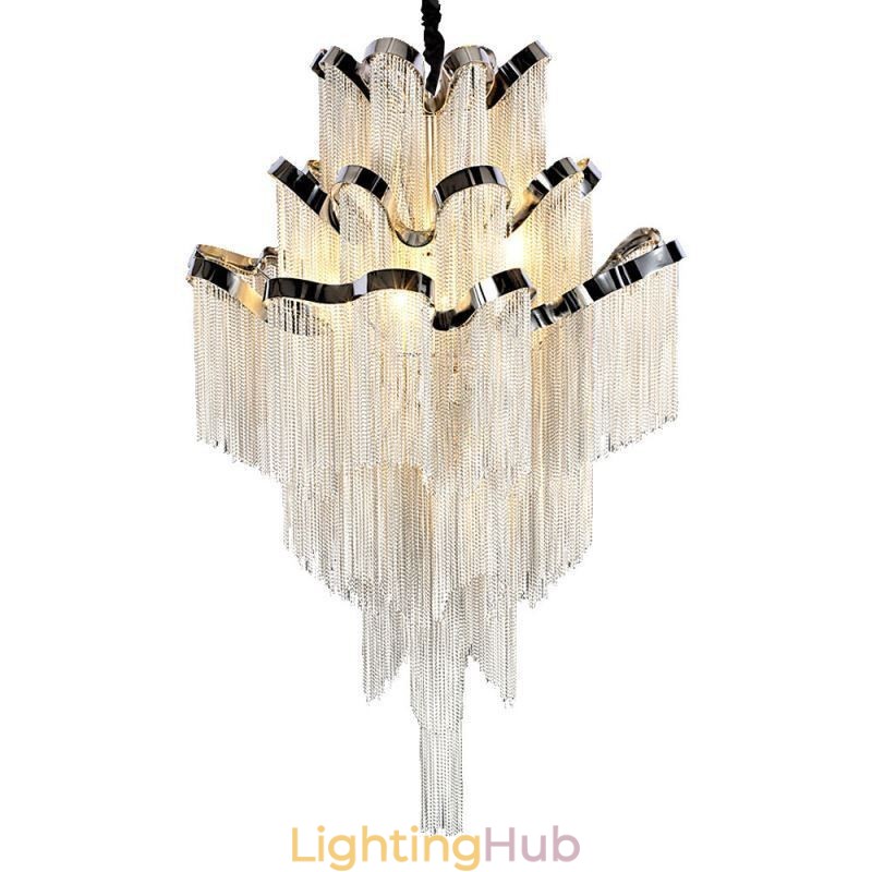 Modern Elegant Tassel Pendant Light