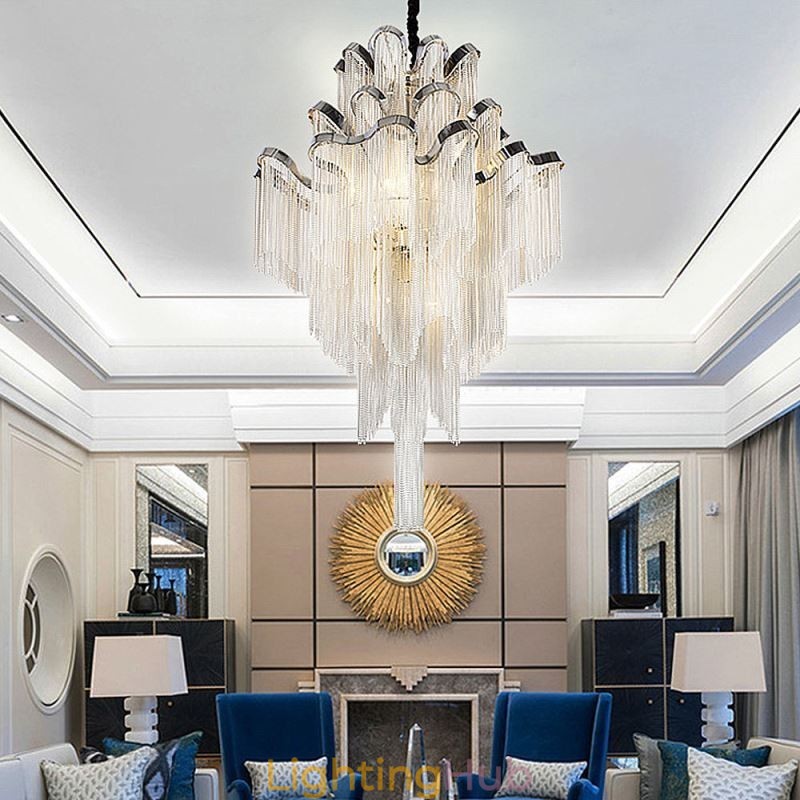 Modern Elegant Tassel Pendant Light