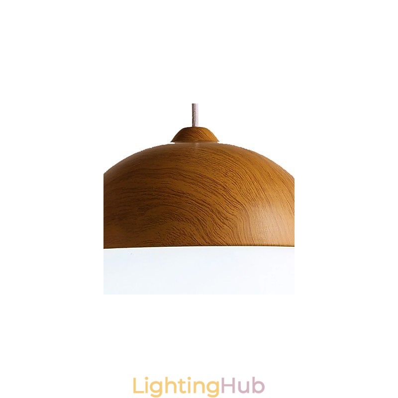 Modern Contemporary Mini Style Wood Bamboo Chandelier