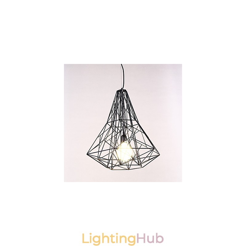 Modern Contemporary Chrome Metal Chandelier