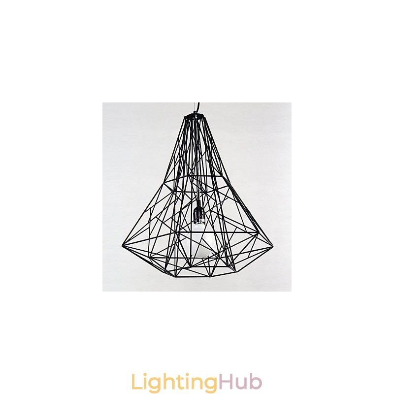 Modern Contemporary Chrome Metal Chandelier