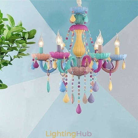 European Colorful Crystal Chandelier Macaron Pendant Light European Colorful Crystal Chandelier Macaron Pendant Light