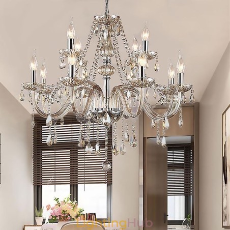 Large Crystal Chandelier Cognac European Ceiling Light Large Crystal Chandelier Cognac European Ceiling Light