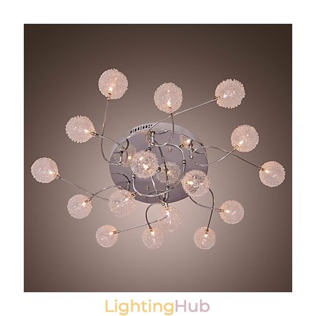 G4 Iron Flush Mount Light with Aluminum Shades G4 Iron Flush Mount Light with Aluminum Shades