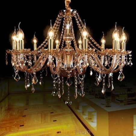 Large Crystal Chandelier Luxury European Pendant Light Large Crystal Chandelier Luxury European Pendant Light