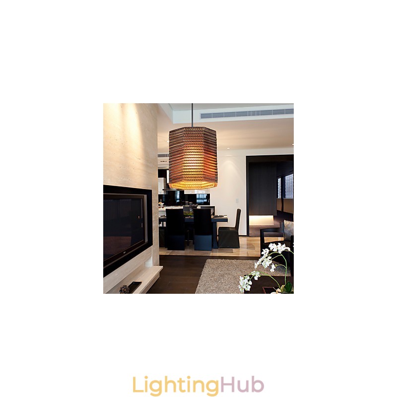 Pendant Lamp 1 Light Modern Fabric Material