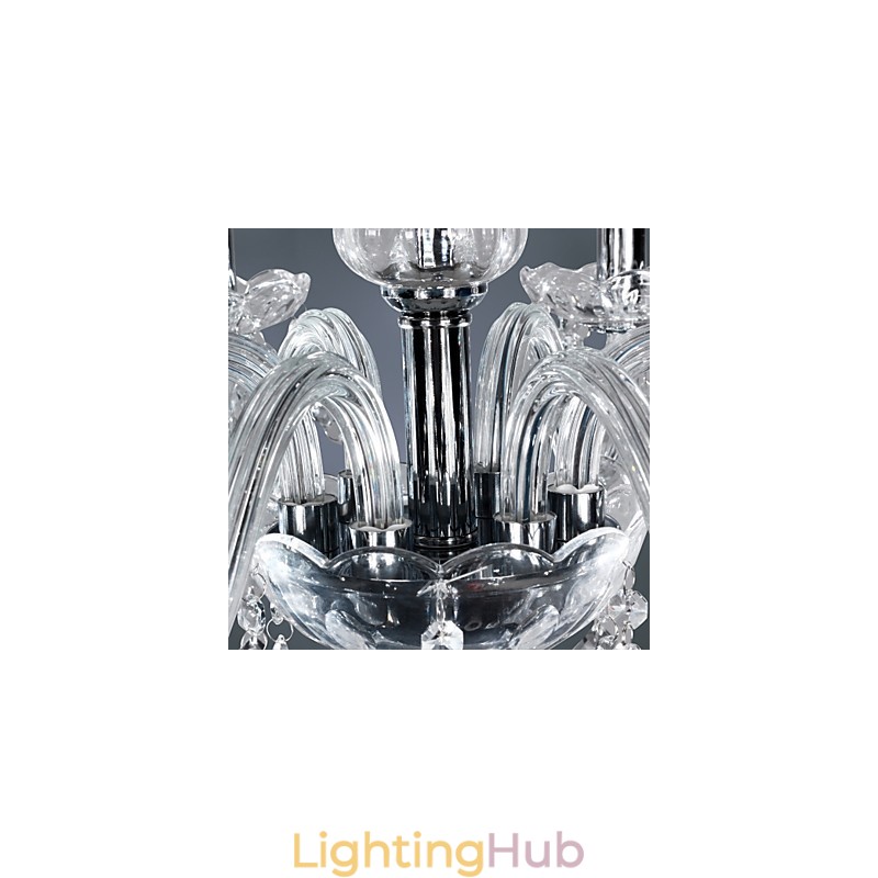 Elegant Crytal Chandelier with 6 Lights