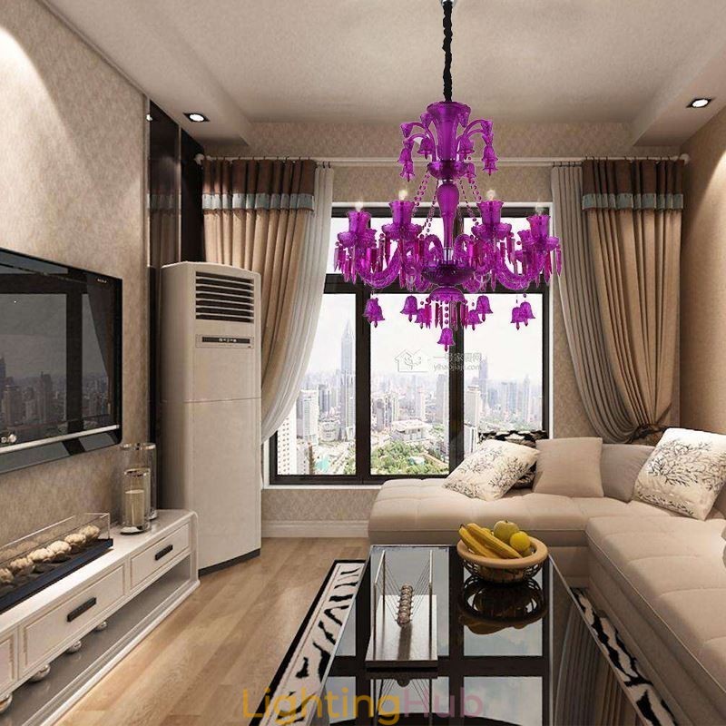 Crystal Ceiling Light European Chandelier Ring Bells Pendant Light