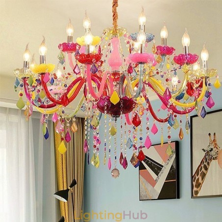Colourful European Style Chandelier Luxury Pendant Light Colourful European Style Chandelier Luxury Pendant Light