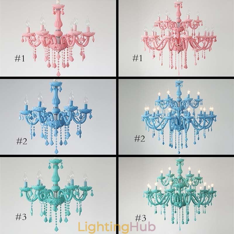 Elegant Crystal Chandelier European Large Pendant Light