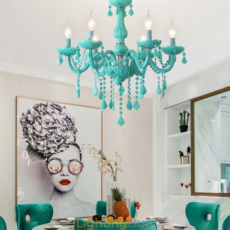 Elegant Crystal Chandelier European Large Pendant Light